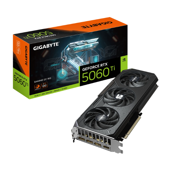 VGA GIGABYTE GeForce RTX 5060 Ti GAMING OC 16G (GV-N506TGAMINGOC-16GD)