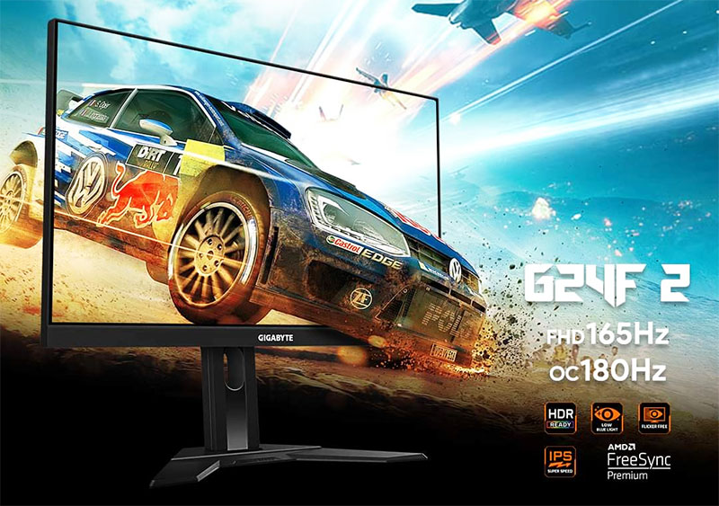 màn hình máy tính Gigabyte G24F 2 | 23.8 inch IPS FHD 180Hz chuyên game
