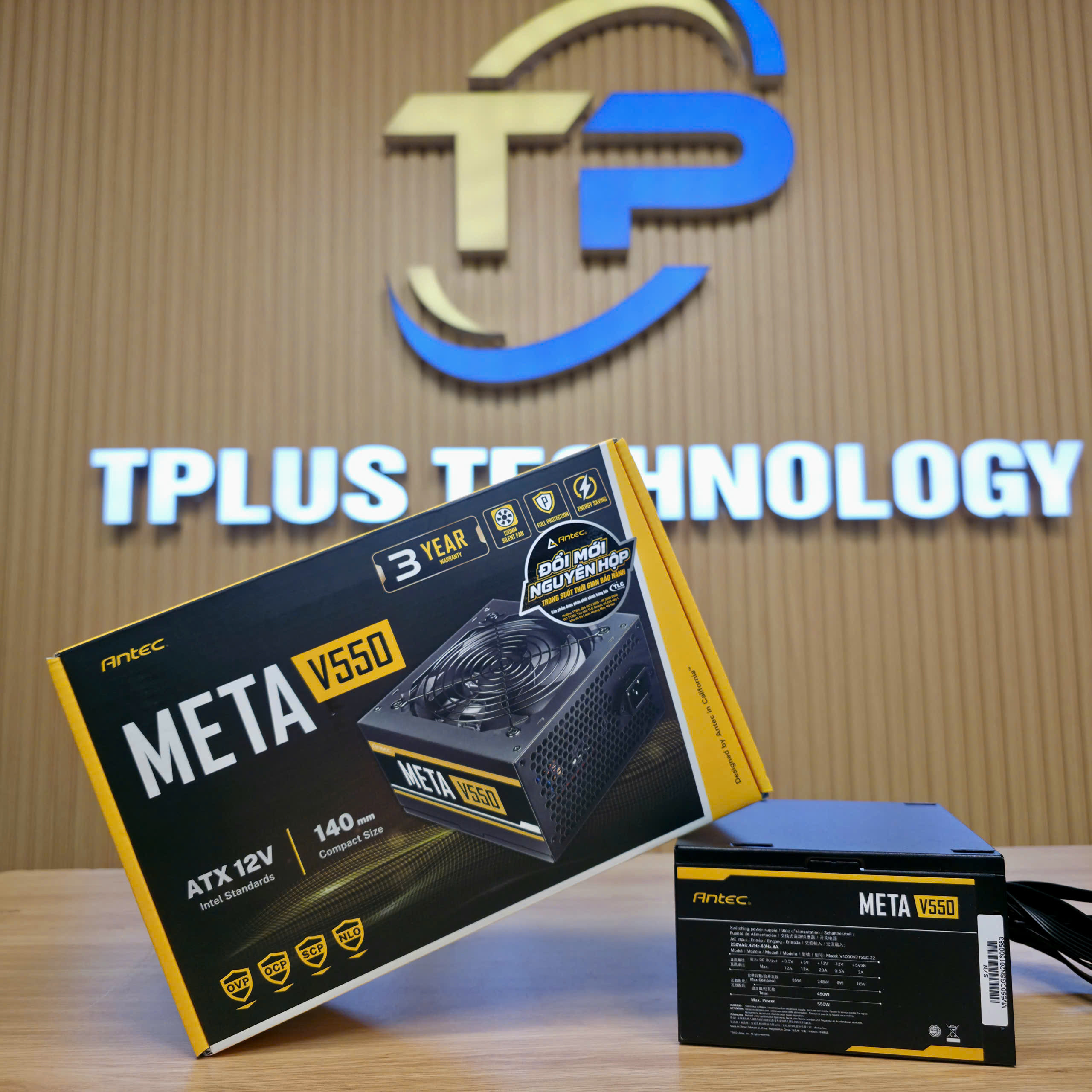 Nguồn máy tính Antec Meta V550 (550W | Non-Modular)